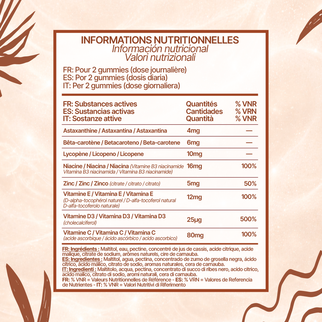 Gummies Autobronzants