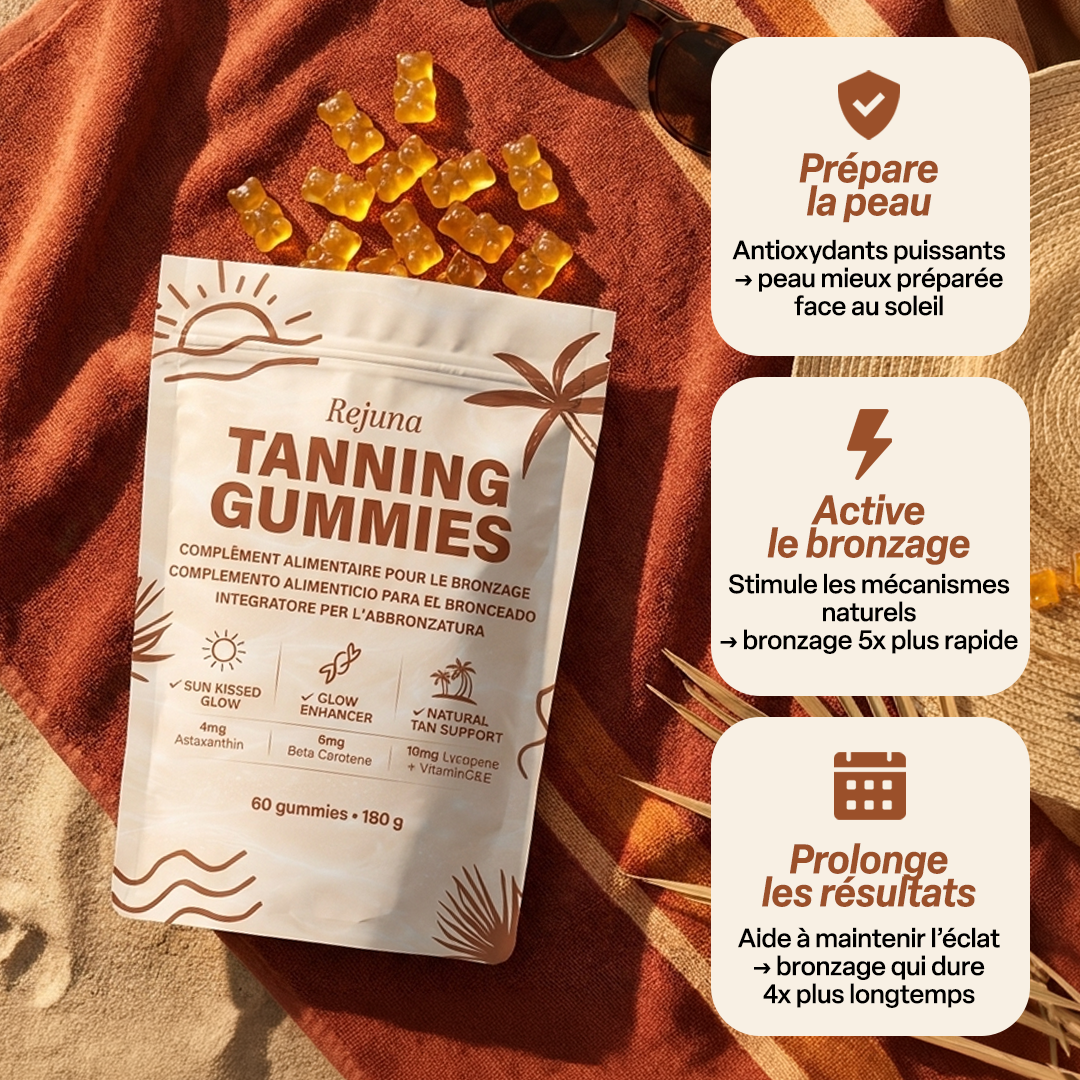 Gummies Accélérateur de Bronzage
