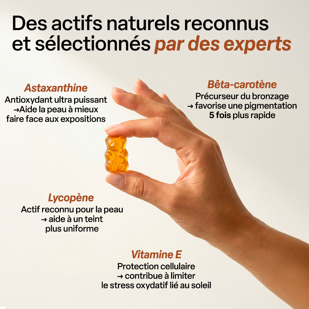 Gummies Accélérateur de Bronzage