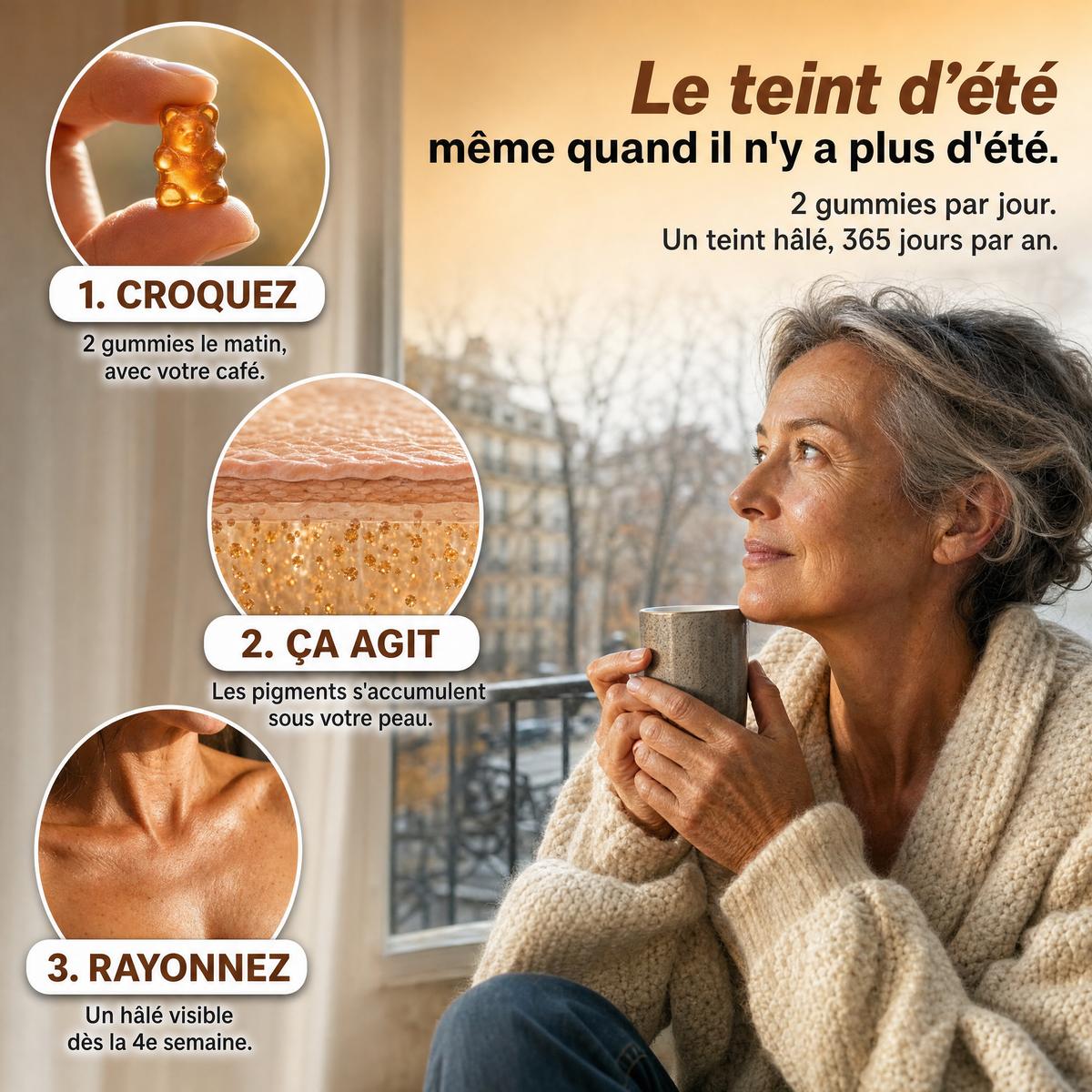 Gummies Teint Hâlé — Bonne Mine Toute l’Année