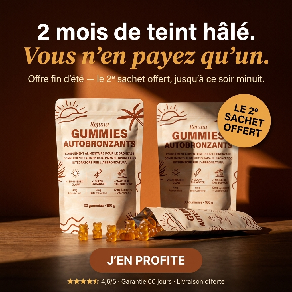 Gummies Teint Hâlé — Bonne Mine Toute l’Année